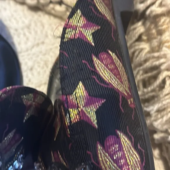 Sam Edelman Circus shoes slip on Pelham Embellished Black rhinestones Mules 8.5 - Picture 7 of 9